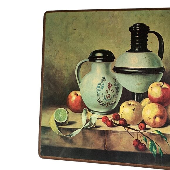 Vintage | 1970's Still Life Food Water Pitchers Signed Lori - Picture 3 of 8